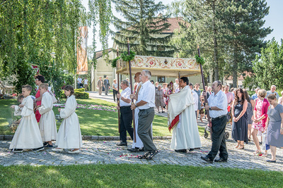 Prozession zu den Altären