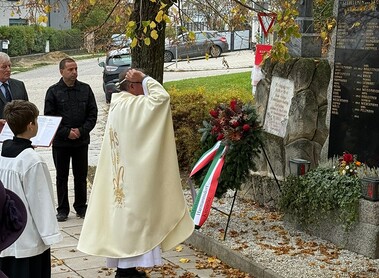 Allerheiligen - Gefallenenehrung / Rainhard Schmöllerl Pfarre Harmannsdorf - 1. 11. 2024