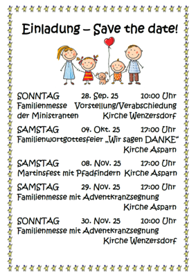 Feiern speziell für unsere Kinder