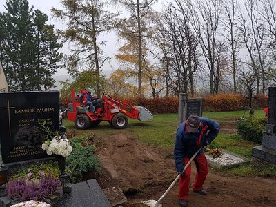 Räumungs- und Säuberungsarbeiten am 10. November 2018