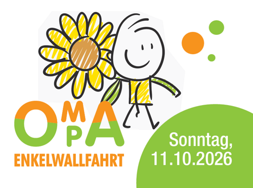Plakat zur OMAOPA Enkel Wallfahrt am 11. Oktober