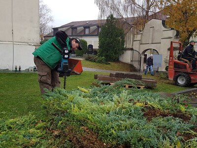 Räumungs- und Säuberungsarbeiten am 10. November 2018