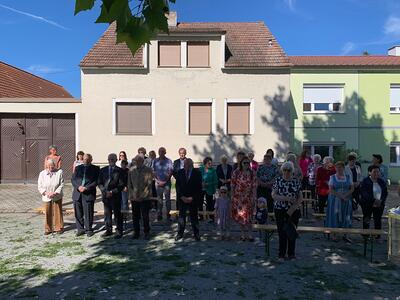 Feier des Fronleichnamsfestes in Ameis