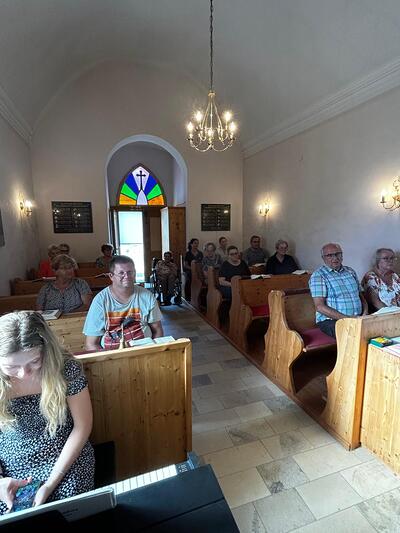Vorabendmesse in der Kapell