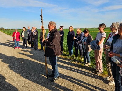 Bittprozession zum Legerer Kreuz