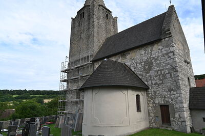 Aufbau des Baugerüstes