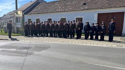 Feier der Florianimesse in der Kirche in Wenzersdorf
