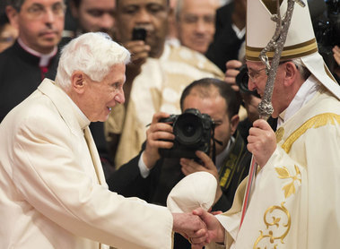 Papst: Benedikt XVI. 'stärkt mich und die ganze Kirche'