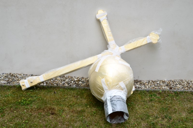 Turmkreuzsegnung und Montage in Sonnberg