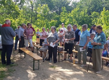 Andacht bei der Haselböck-Kapelle
