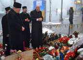 Kardinal Schönborn beim Gedenken für die Getöteten in der Ukraine/kathpresse,Pulling