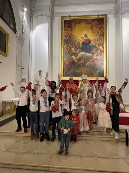 Nikolausfeier der ukrainischen Gemeinde in Baden / Kolasa Frauenkirche Baden