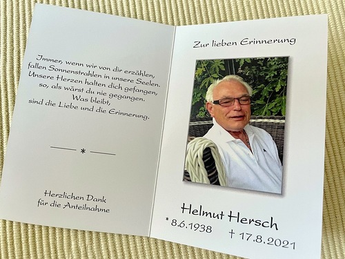 Abschied von Helmut Hersch