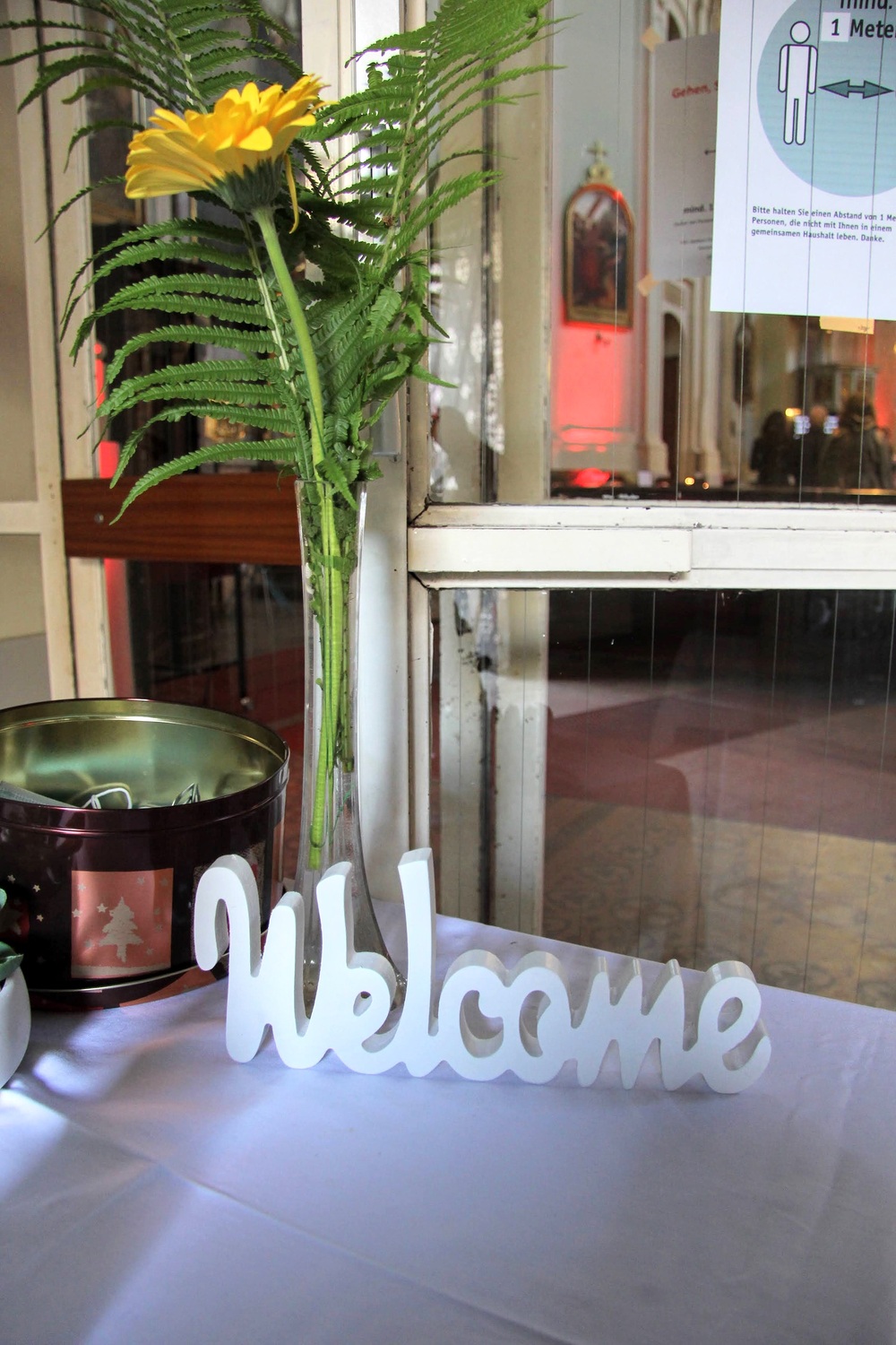 Welcome Dienst jeden Sonntag seit 1. September 2019