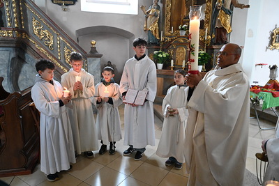 Feier der Osternacht in Gnadendorf