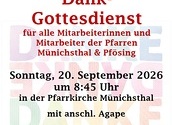Dankgottesdienst 2026