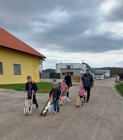Ratscher unterwegs in Wenzersdorf und Zwentendorf