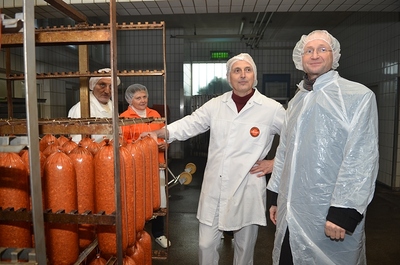 Besuch Wurstproduzent Hiess