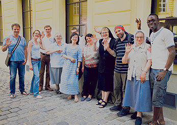 Das Team des „Quo Vadis mit Ehrenamtlichen / Quo Vadis