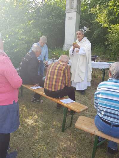 Bittgang zum Preußenkreuz