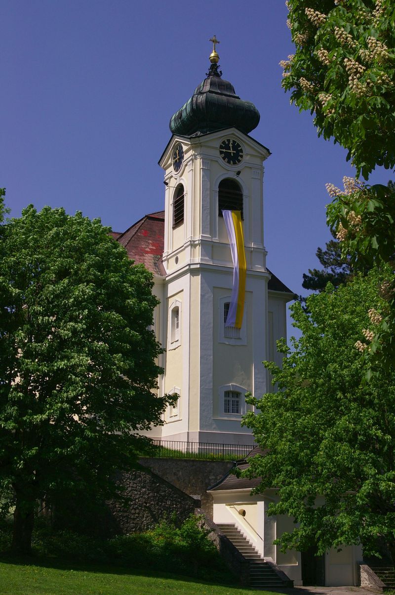 Kirche Kaltenleutgeben von Osten