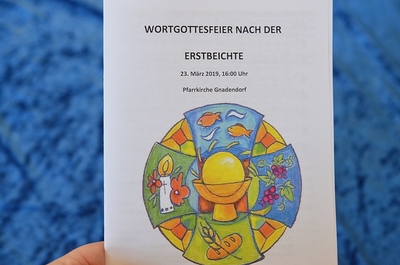 Wortgottesfeier und Erstbeichtfest am 23. März 2019