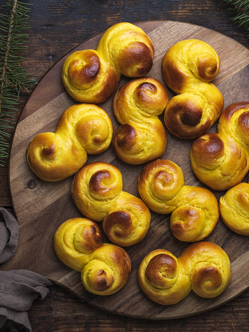 Gebäck in Schweden, dass traditionell zu Lucia gereicht wird.