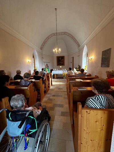 Vorabendmesse in der Kapell