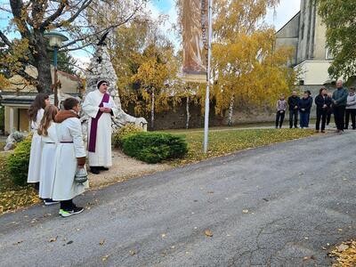 Friedhofsgang in Gnadendorf