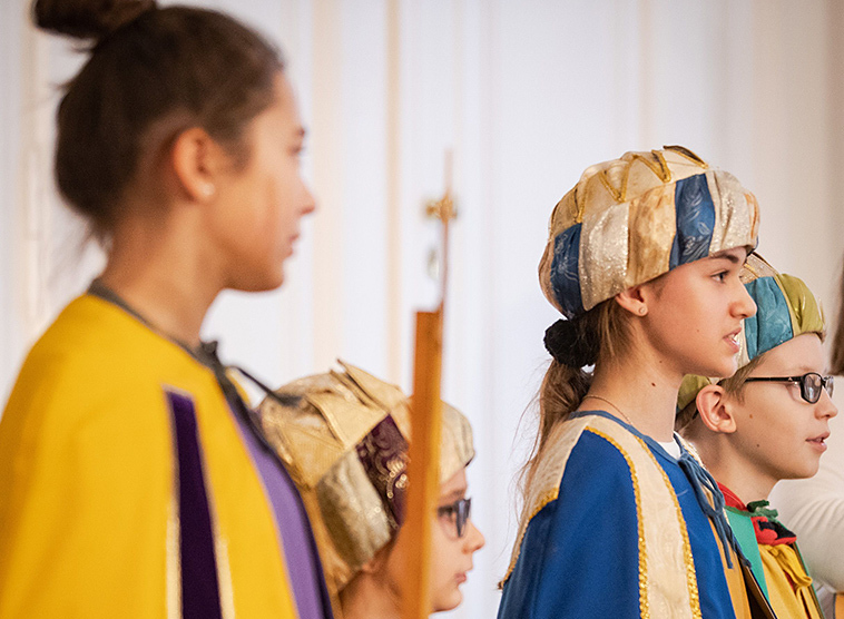 Am 28. Dezember 2018 empfing Bundeskanzler Sebastian Kurz Sternsinger im Bundeskanzleramt.