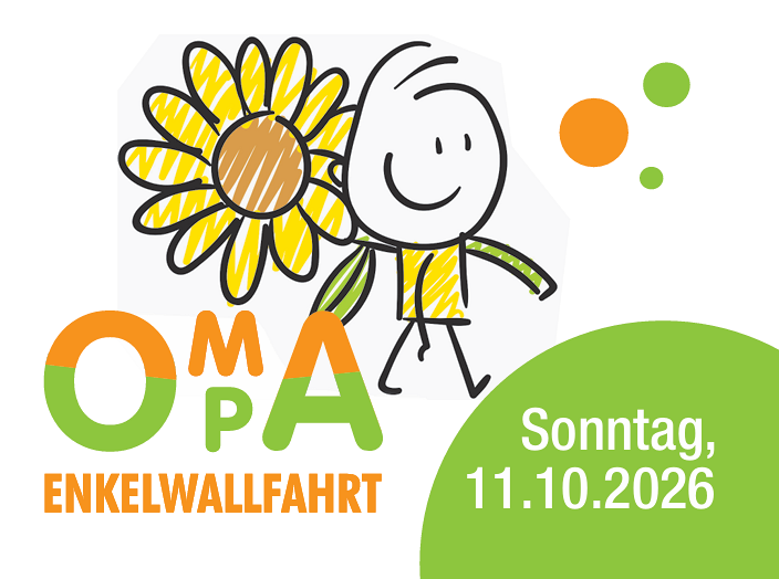 Plakat zur OMAOPA Enkel Wallfahrt am 11. Oktober