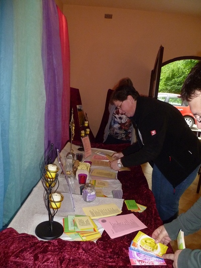 Vorbereitungsarbeiten zur Langen Nacht der Kirchen 2015