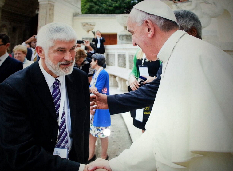Heinz Hödl und Papst Franziskus