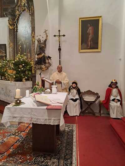 Sternsingergruppe in Föllim