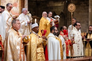 Barbaraeum Feier und Abschied d. kath. Ostkirhen v. Ordinarius Kardinal Schönborn