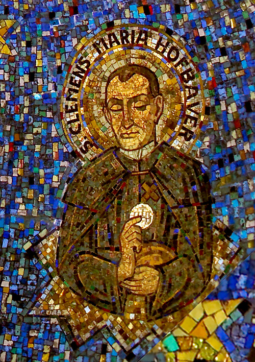 Hl. Klemens Maria Hofbauer; Darstellung in der Dormitio-Abtei. Jerusalem.