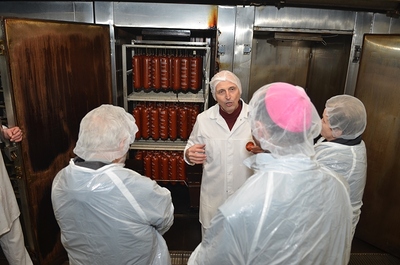 Besuch Wurstproduzent Hiess