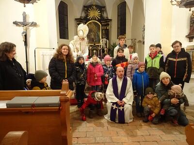 Hl. Nikolaus besuchte die Pfarrgemeinde Ameis