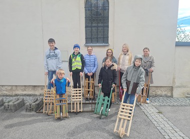 Ratschenkinder 2024 / Melanie Taferner