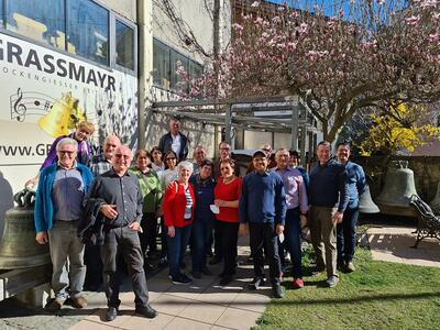 Besichtigung der Glockengießerei Grassmayr und Glockenguss