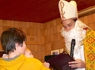 Besuch des Hl. Nikolaus in Unterheiligenstadt