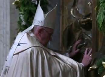 Öffnung der Heiligen Pforte Maria Maggiore
