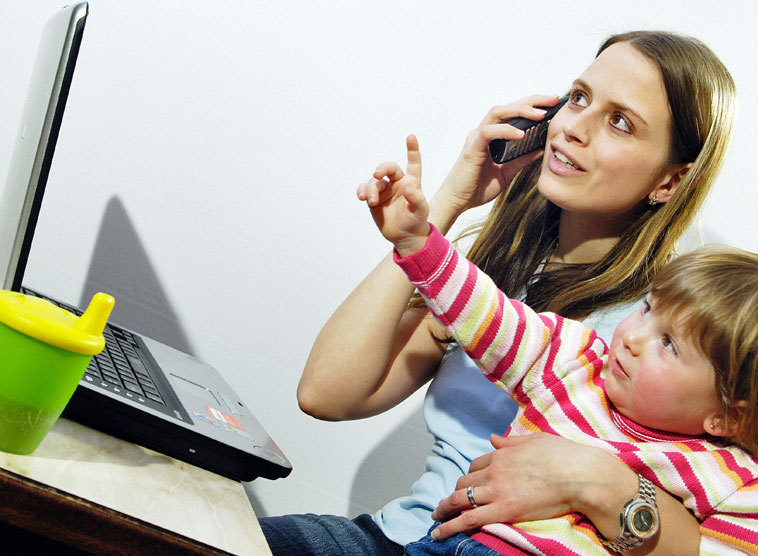 Über das Internet verbunden