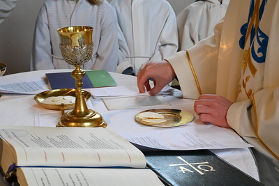 Feier der Erstkommunion in der Kirche Gnadendorf