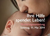 Plakat Muttertagssammlung der Elisabeth-Stiftung / Elisabeth Stiftung