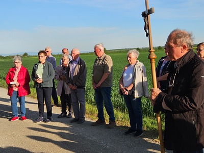 Bittprozession zum Legerer Kreuz