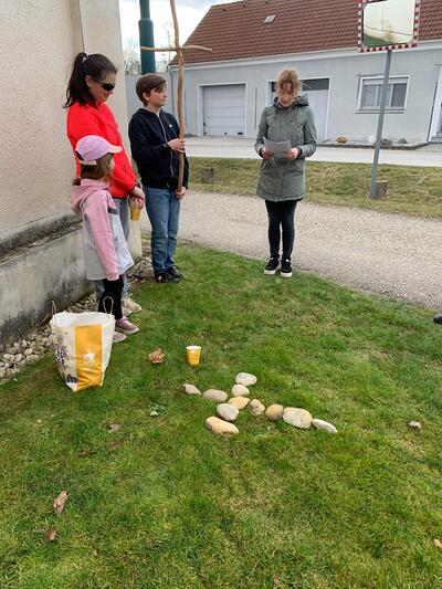 Straßenkreuzweg in der Pfarre Ameis