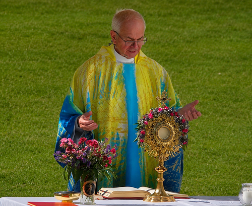 Gemeinsame Fronleichnamsfeier der Pfarren Herrnleis und Ladendorf