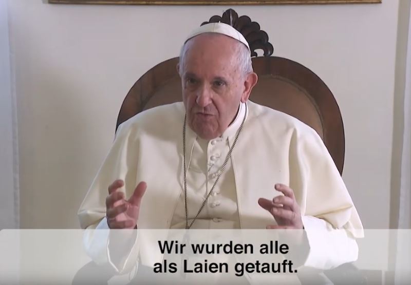 Frauen mit verantwortungsvollen Aufgaben in der Kirche - Das Video vom Papst 10 –Oktober 2020