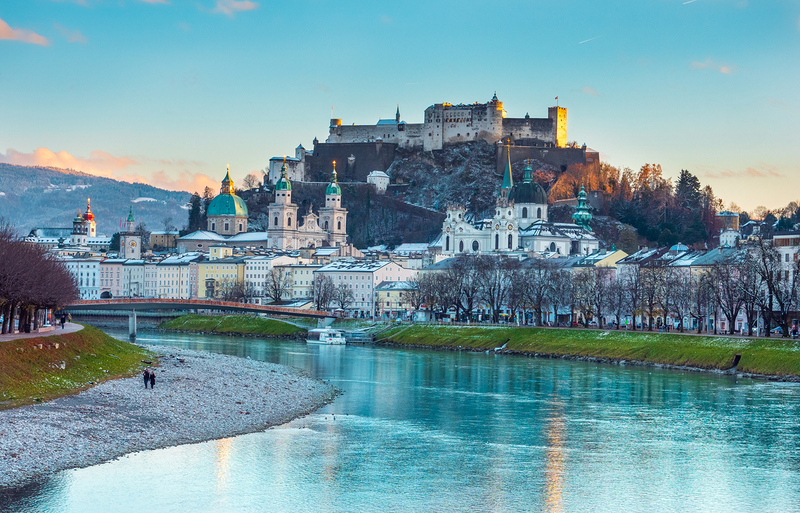 Blick auf die Altstadt von Salzburg